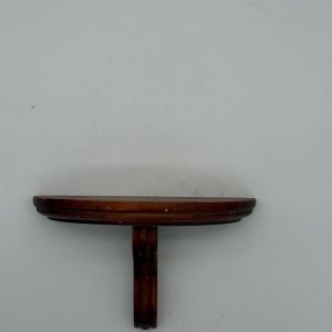 Vintage wood Half Moon Shelf, Corbel